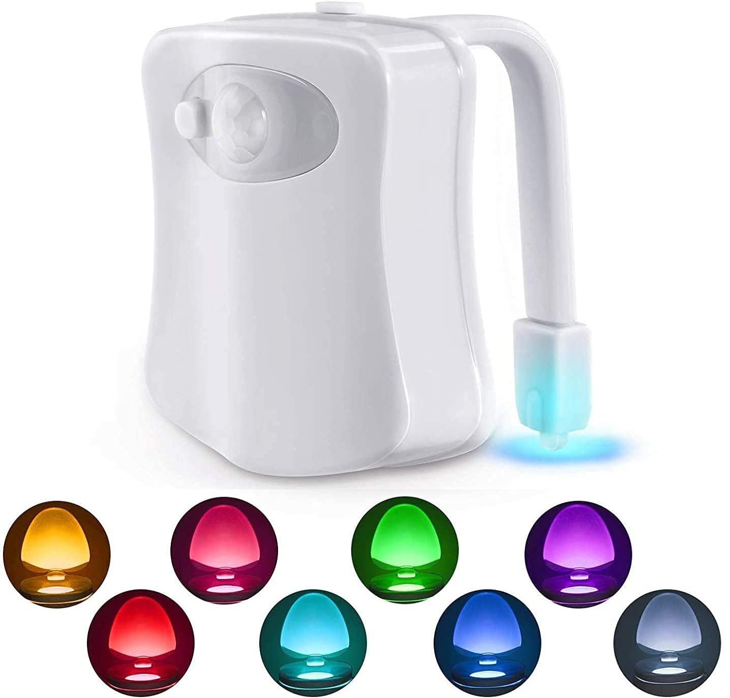 LED toilet smart light
