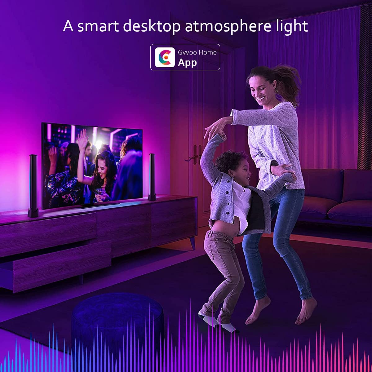 Barre lumineuse LED intelligente Metrix, lumière ambiante RVB