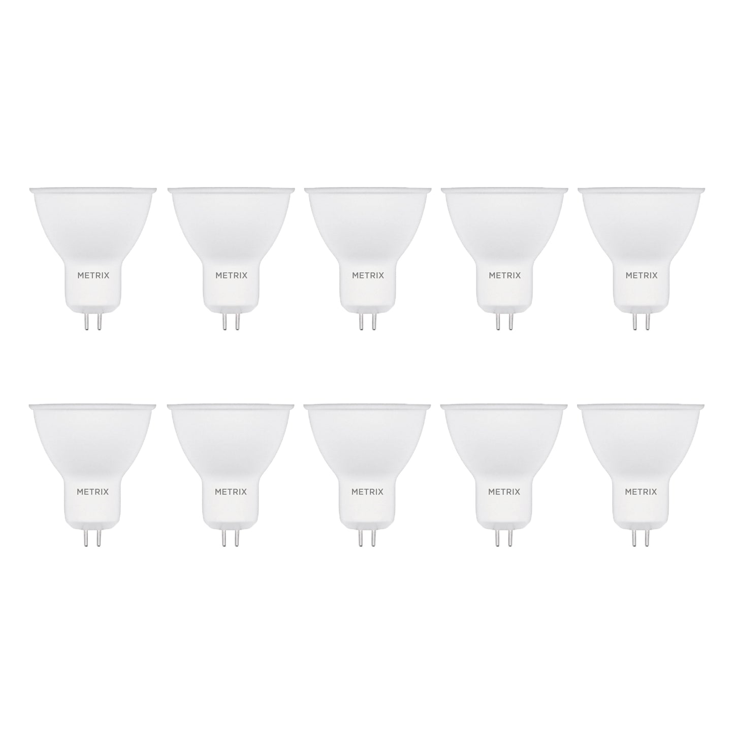 Metrix GU5.3 3W LED 240 lumens 120 degrés lampe à réflecteur d'angle de faisceau