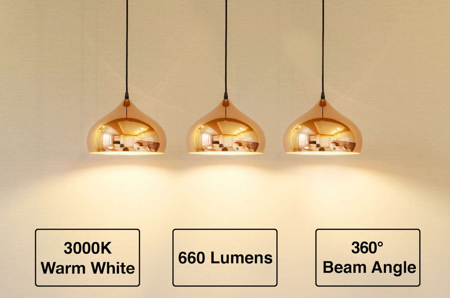Metrix Filament LED E27 6W 660 Lumen Blanc Chaud