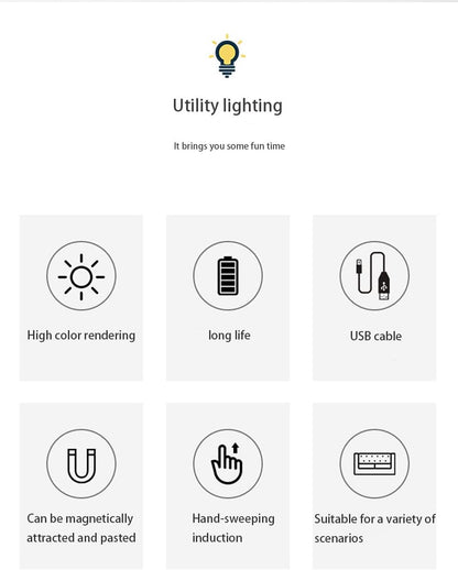 Metrix LED Sensor Light Cabin Lights Lampes de cabine rechargeables sans fil