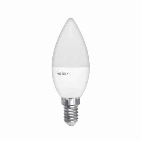 Metrix LED Lampe E14 5W 400 Lumen Kerze Warmweiß (10 Stück)