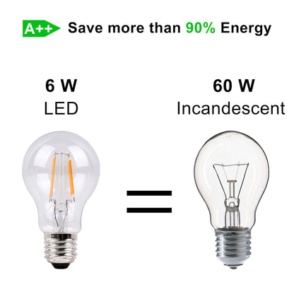 Metrix Filament LED E27 6W 660 Lumen Warmweiß